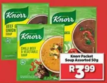 Big Save Knorr Packet Soup Assorted 50g offer