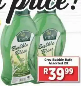 Big Save Crez Bubble Bath Assorted 2lt offer