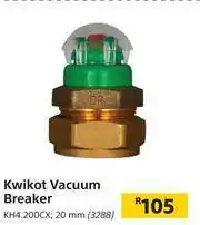 Builders Warehouse Kwikot Vacuum Breaker 20mm offer