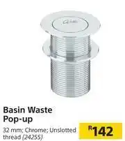 Builders Warehouse Basin Waste Pop-Up 32mm offer