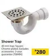 Builders Warehouse Shower Trap 40mm offer