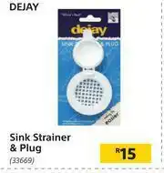 Builders Warehouse Dejay Sink Strainer & Plug offer