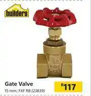 Builders Warehouse Builders Gate Valve 15mm; FXF RB offer