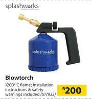 Builders Warehouse Splashworks Blowtorch offer