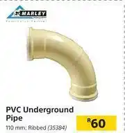Builders Warehouse Marley PVC Underground Pipe 110mm offer