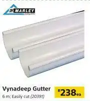 Builders Warehouse Marley Vynadeep Gutter 6m-Each offer