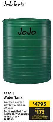 Builders Warehouse JOJO 5250L Water Tank offer