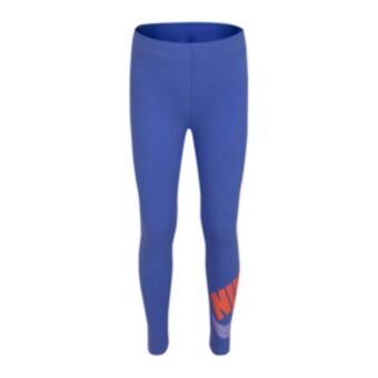 Sportscene Nike girls icon clash blue leggings offer