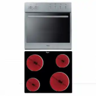 HiFi Corp Whirlpool 600mm oven and ceran hob set stainless steel wib543 offer