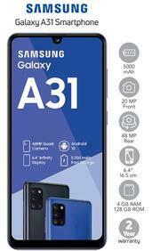 Game Samsung Galaxy A31 Smartphone-Each offer