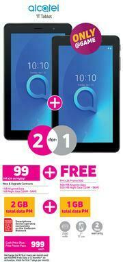 Game Alcatel 1T Tablet-Each offer