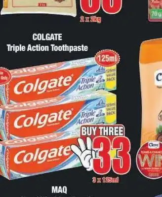 Boxer Colgate toothpaste 3 offer
