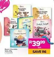 Game Beyers Chocolate Slabs (Assorted)-80g Each offer