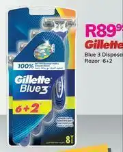 Game Gillette Blue 3 Disposable Razor 6 + 2 offer
