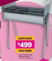 Game Expert Grill SS Large Adjustable Braai offer