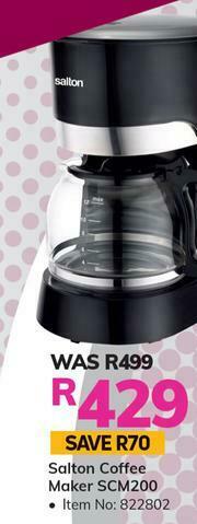 Game Salton Coffee Maker SCM200 offer