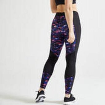 Decathlon Fitness leggings with phone pocket - print offer