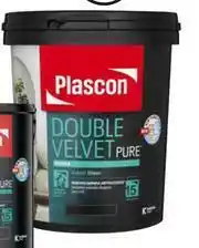 Leroy Merlin Plascon Double Velvet (White) Wall Paint Interior Mid Sheen-20L offer