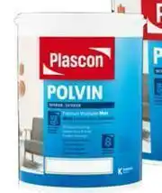 Leroy Merlin Plascon Polvin Super Acrylic (White) Wall Paint Interior/Exterior Matt-5L offer