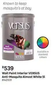 Leroy Merlin Versus Anti Mosquito Almost (White) Wall Paint Interior-5L offer
