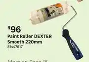 Leroy Merlin Dexter Smooth 220mm Paint Roller offer