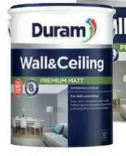 Leroy Merlin Duram Wall & Ceiling Paint Interior/Exterior (White)-5L offer