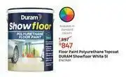 Leroy Merlin Duram Snowfloor (White) Polyurethane Topcoat Floor Paint-5L offer