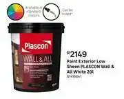 Leroy Merlin Plascon Wall & All (White) Low Sheen Exterior Paint-20L offer