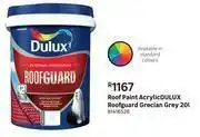 Leroy Merlin Dulux Roofguard Grecian Acrylic Roof Paint (Grey)-20L offer