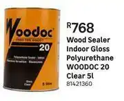 Leroy Merlin Woodoc 20 (Clear) Polyurethane Indoor Gloss Wood Sealer-5L offer