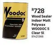 Woodoc 5 (Clear) Polywax Indoor Matt Wood Sealer
