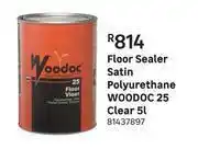 Leroy Merlin Woodoc 25 (Clear) Polyurethane Satin Floor Sealer-5L offer