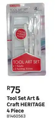 Leroy Merlin Heritage 4 Piece Art & Craft Tool Set offer