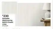 Leroy Merlin Rasch Paintable Wallcovering (Classic Linea) offer