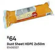 Leroy Merlin Dust Sheet HDPE 2x50m 81406557 offer