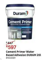 Leroy Merlin Duram Water Based Adhesion Cement Primer-20L offer