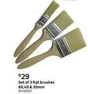Leroy Merlin Set of 3 Brushes 81406931-Per Set offer