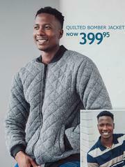 Quilted Bomber Jacket