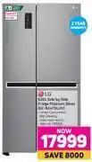 Game LG 626L Side By Side Fridge Platinum Silver offer