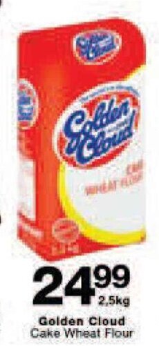 Checkers Golden Cloud Cake Wheat Flour 2.5kg offer