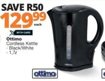 Checkers Ottimo Cordless Kettle 1,7L offer