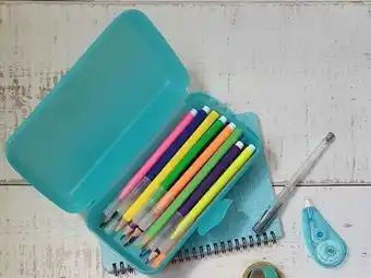 Tupperware Sandwich keeper oblong - blue offer
