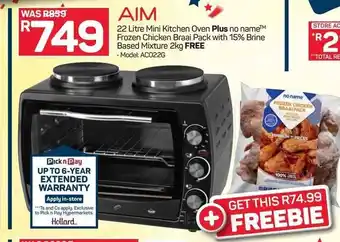 Aim Mini Kitchen Oven Plus 22 Litre