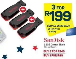 SanDisk 32GB Cruzer Blade Flash Drive