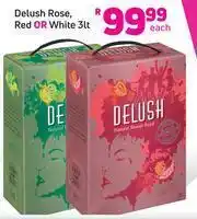 Game Delush Rose, Red Or White-3L Each offer
