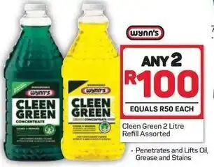 Pick n Pay Hypermarket Cleen Green 2 Litre Refill Assorted offer