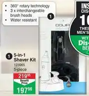 Dis-Chem DQUIP 5-In-1 Shaver Kit (5 Piece) 123965 offer