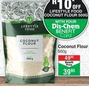 Dis-Chem Lifestyle Food Coconut Flour- 500g offer