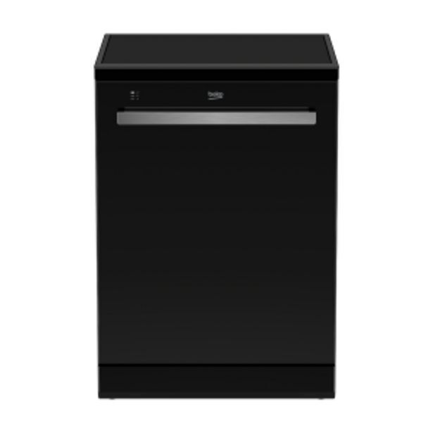 Beko 15pl black glass dishwasher bdw100 offer at Hirsch's