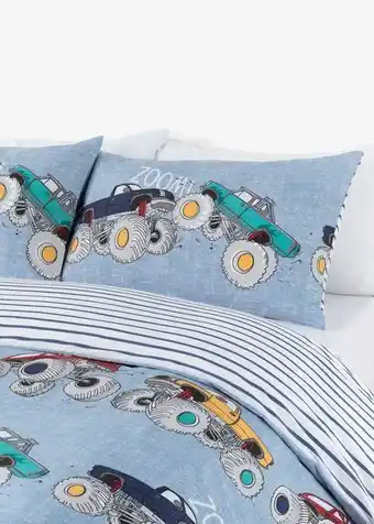 Woolworths Monster truck microfibre duvet cover set offer